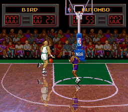 NBA All-Star Challenge (Japan) In game screenshot